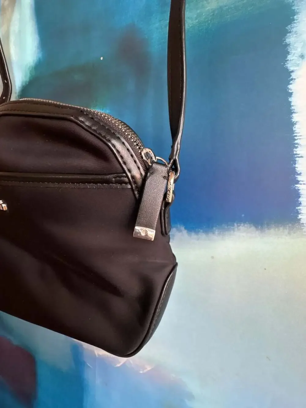 Calvin Klein Nylon Minimalist Crossbody Bag in Black